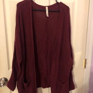 Maroon sweater